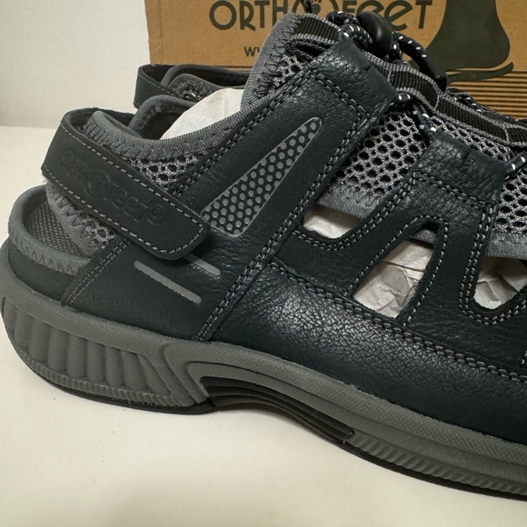 Orthofeet drawstring Sandals- Men’s 11.5 x-wide- NEW - Picture 5 of 6